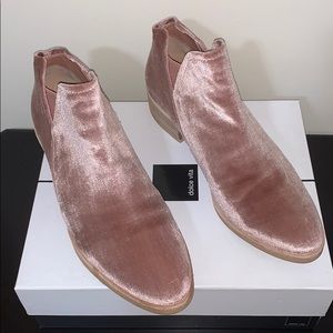 Authentic Dolce Vita Pink Velvet Boots